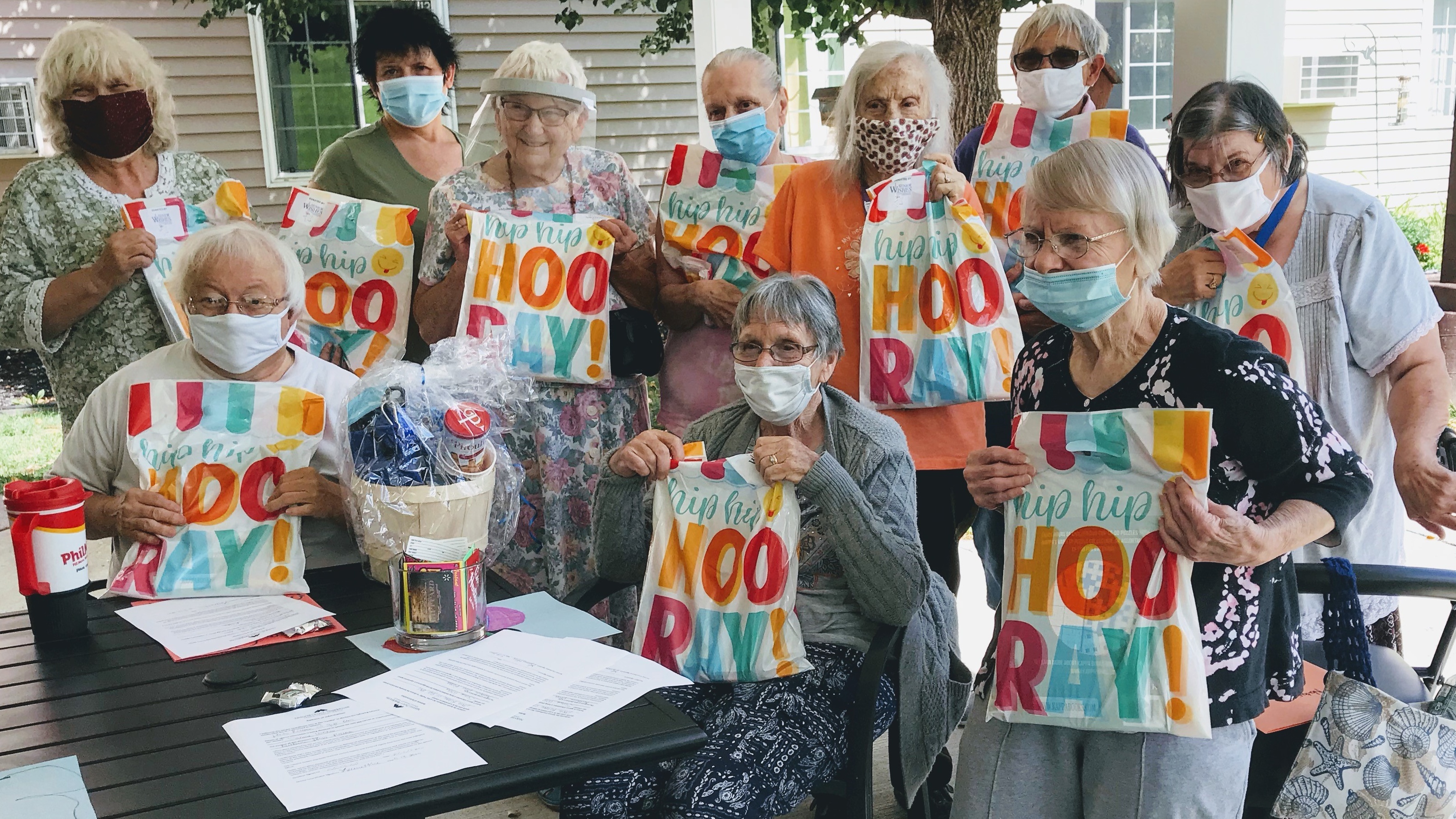 Activity Bags  for the Seniors at Crestview Apartments! Image